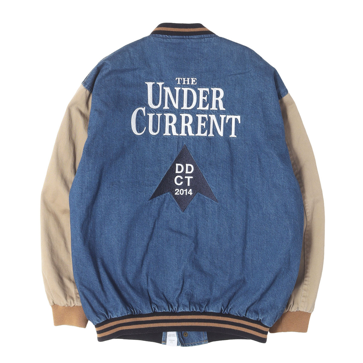 ロゴ刺繍 デニム コンビ スタジャン(SQUAD DENIM JACKET)