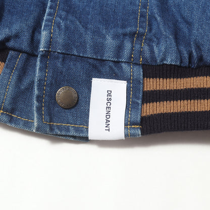ロゴ刺繍 デニム コンビ スタジャン(SQUAD DENIM JACKET)