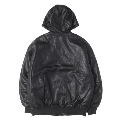 23AW Adilenium オーバーサイズ フェイクレザー ジャケット(W FAUX LEATHER JK)