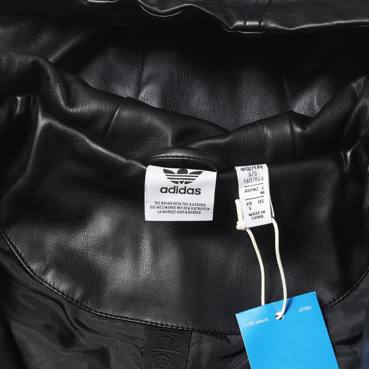 23AW Adilenium オーバーサイズ フェイクレザー ジャケット(W FAUX LEATHER JK)