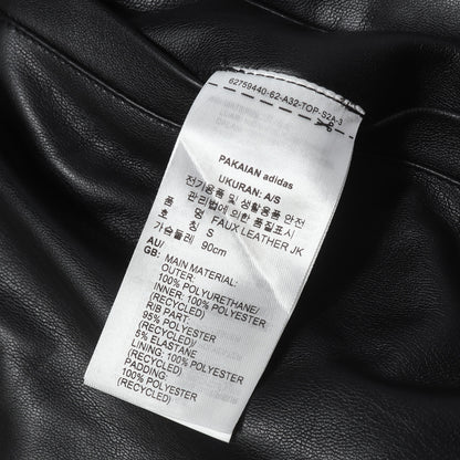23AW Adilenium オーバーサイズ フェイクレザー ジャケット(W FAUX LEATHER JK)