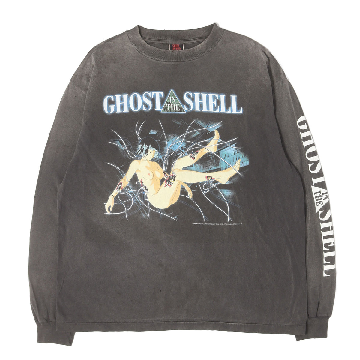 24AW ×GHOST IN THE SHELL / 攻殻機動隊 ヴィンテージ加工 ロングスリーブ Tシャツ(GS_LS TEE / ILYA GITS)