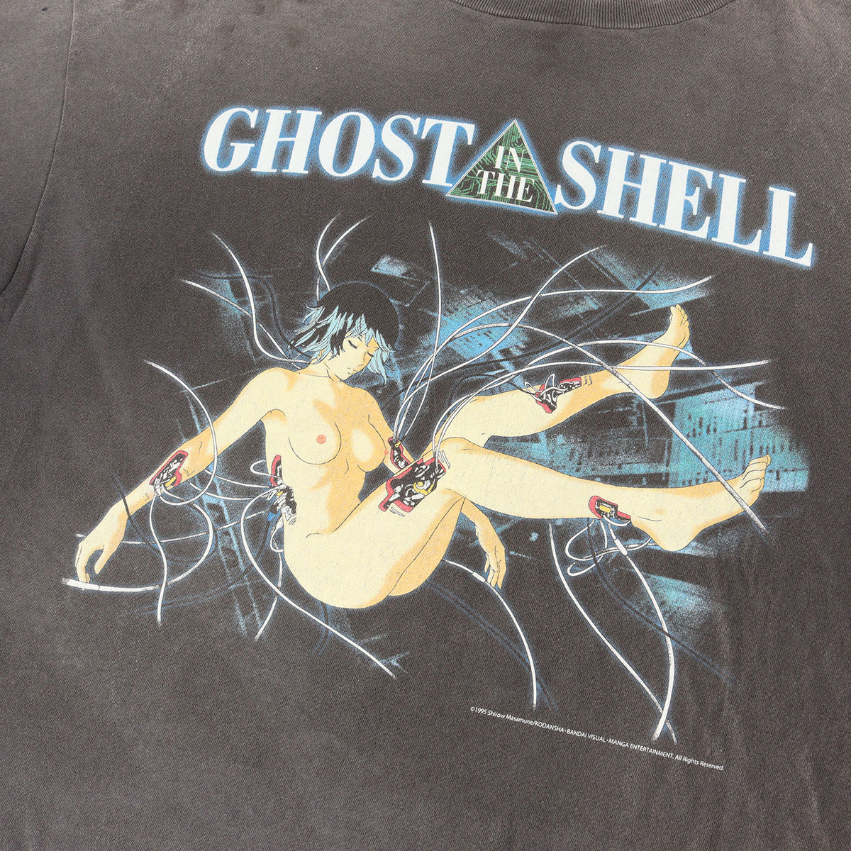 24AW ×GHOST IN THE SHELL / 攻殻機動隊 ヴィンテージ加工 ロングスリーブ Tシャツ(GS_LS TEE / ILYA GITS)