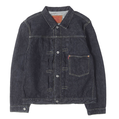 [人気モデル 濃紺] 大戦 1st タイプ Tバック デニムジャケット (S40's Jacket 14oz)