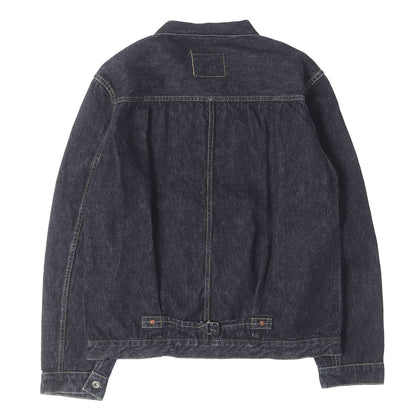 [人気モデル 濃紺] 大戦 1st タイプ Tバック デニムジャケット (S40's Jacket 14oz)