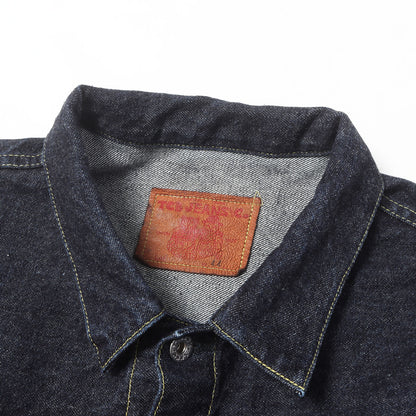 [人気モデル 濃紺] 大戦 1st タイプ Tバック デニムジャケット (S40's Jacket 14oz)