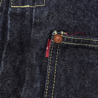 [人気モデル 濃紺] 大戦 1st タイプ Tバック デニムジャケット (S40's Jacket 14oz)