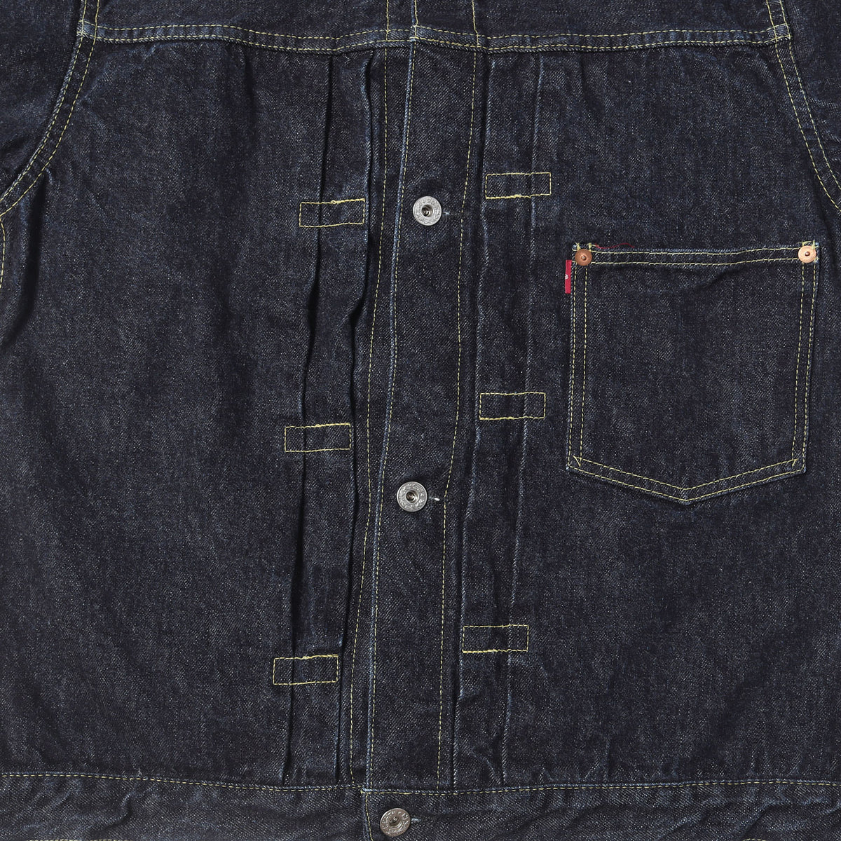 [人気モデル 濃紺] 大戦 1st タイプ Tバック デニムジャケット (S40's Jacket 14oz)