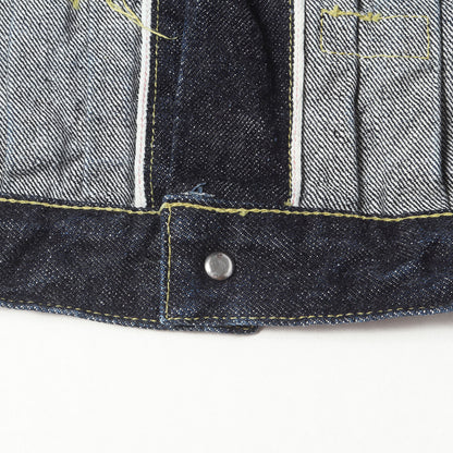 [人気モデル 濃紺] 大戦 1st タイプ Tバック デニムジャケット (S40's Jacket 14oz)