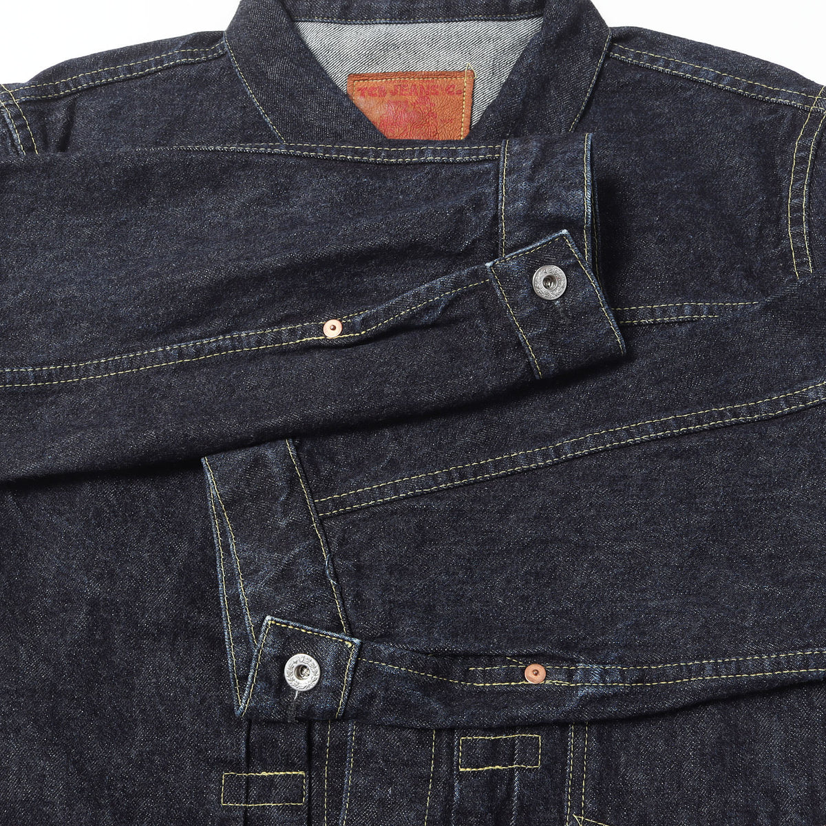 [人気モデル 濃紺] 大戦 1st タイプ Tバック デニムジャケット (S40's Jacket 14oz)