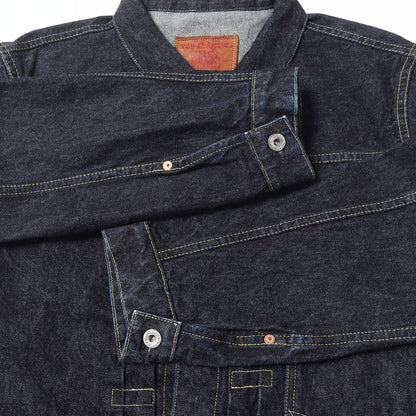[人気モデル 濃紺] 大戦 1st タイプ Tバック デニムジャケット (S40's Jacket 14oz)