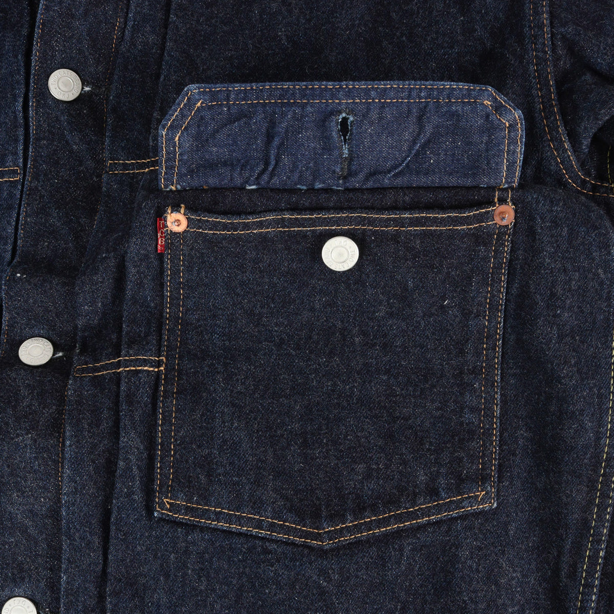 [人気モデル 濃紺] 1st タイプ Tバック デニムジャケット (30's Jacket 14.1oz)
