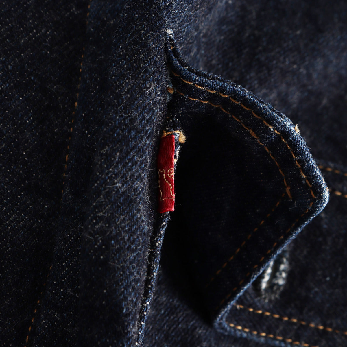 [人気モデル 濃紺] 1st タイプ Tバック デニムジャケット (30's Jacket 14.1oz)