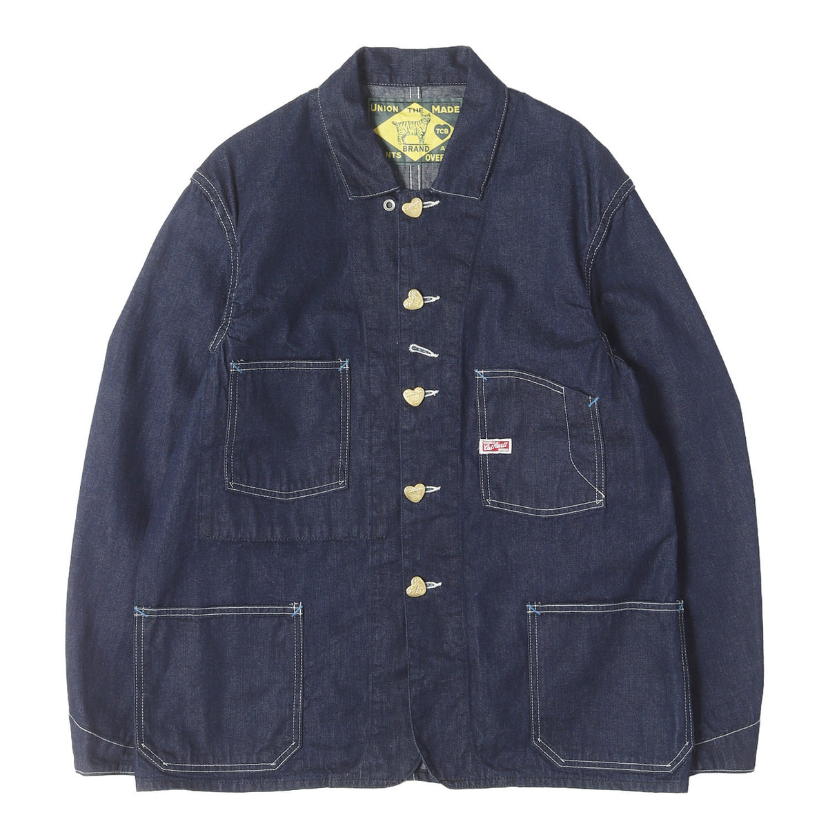 ハート チェンジボタン デニム カバーオール / チョアコート (Cathartt Chore Coat 10oz)