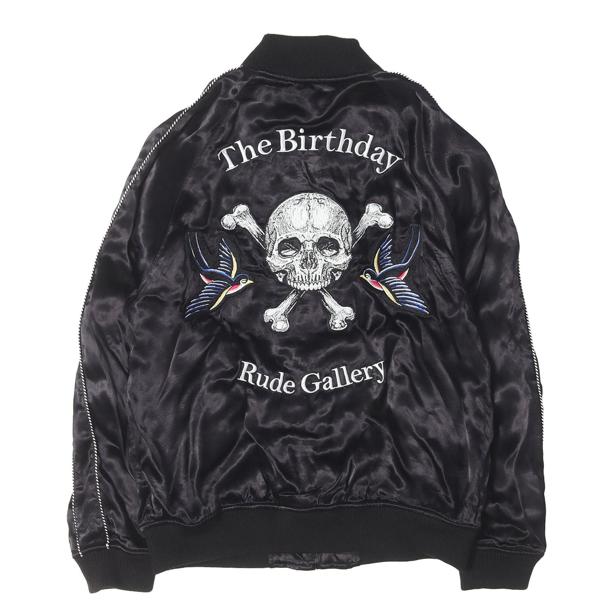 23AW ×The Birthday マリア&スカル リバーシブル サテン スカジャン(SKULL＆SWALLOW SOUVENIR JACKET)