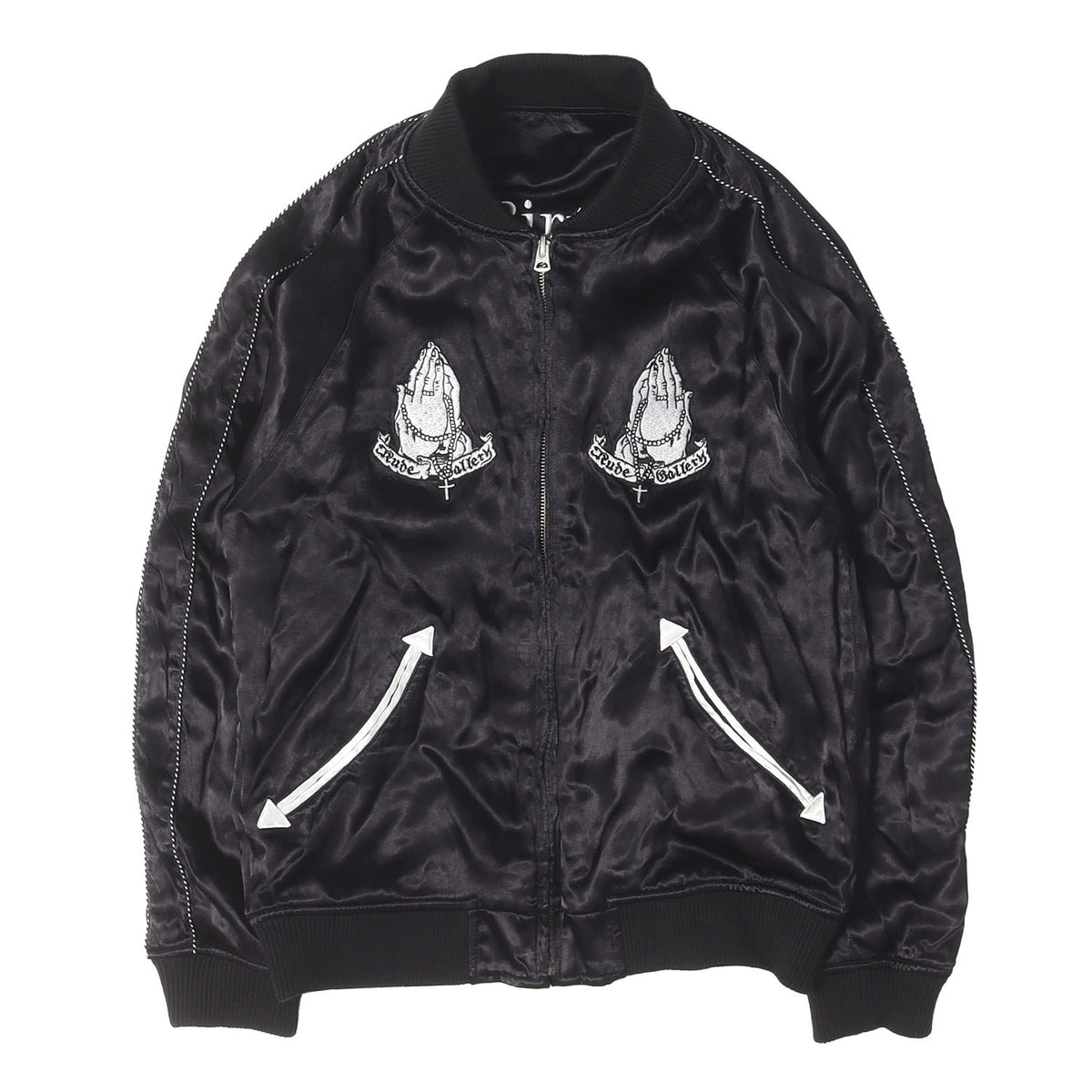 23AW ×The Birthday マリア&スカル リバーシブル サテン スカジャン(SKULL＆SWALLOW SOUVENIR JACKET)