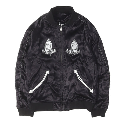 23AW ×The Birthday マリア&スカル リバーシブル サテン スカジャン(SKULL＆SWALLOW SOUVENIR JACKET)