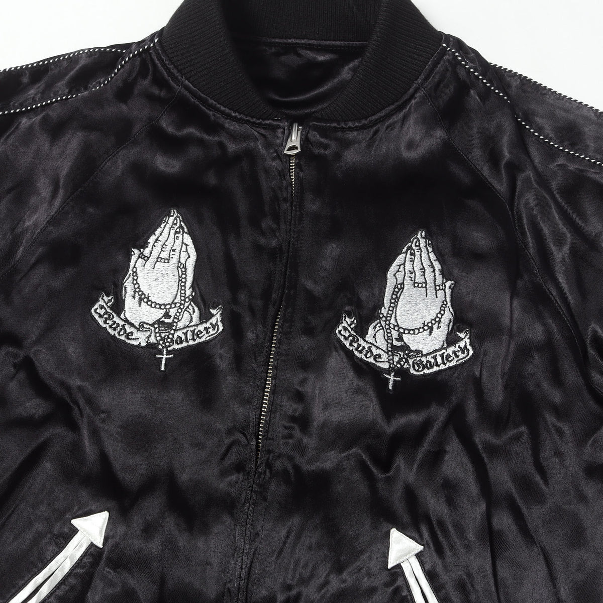 23AW ×The Birthday マリア&スカル リバーシブル サテン スカジャン(SKULL＆SWALLOW SOUVENIR JACKET)