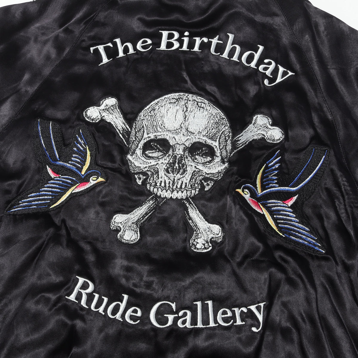 23AW ×The Birthday マリア&スカル リバーシブル サテン スカジャン(SKULL＆SWALLOW SOUVENIR JACKET)
