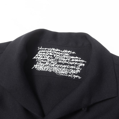 21AW ×MAGICAL DESIGN スカル イタリアンカラーシャツ(DEDICATED ITALIAN COLLAR SHIRT)