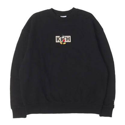23AW ×Disney ミッキーマウス BOXロゴ スウェット(Mickey & Friends Mickey Classic Logo Crewneck)