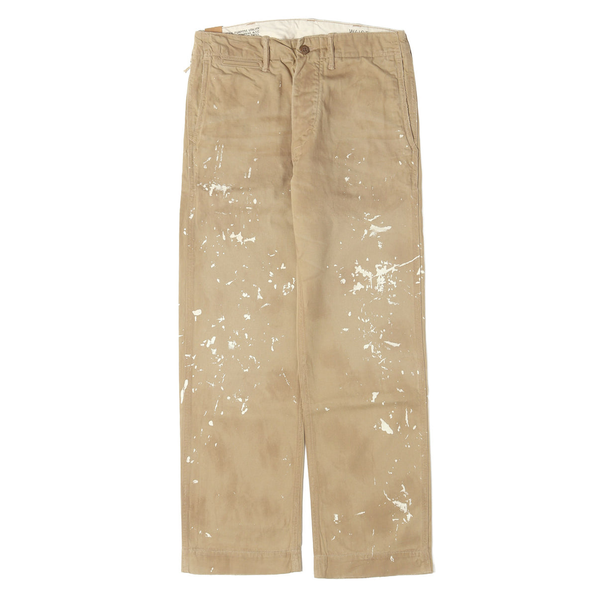 26SS ペンキ加工 ディストレスト ミリタリー チノパンツ (Distressed Chino Field Pant)