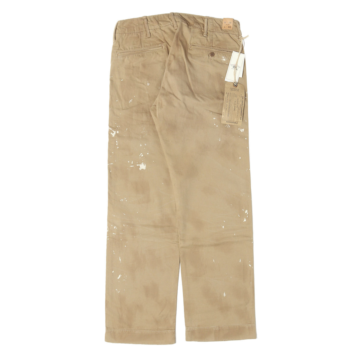 26SS ペンキ加工 ディストレスト ミリタリー チノパンツ (Distressed Chino Field Pant)