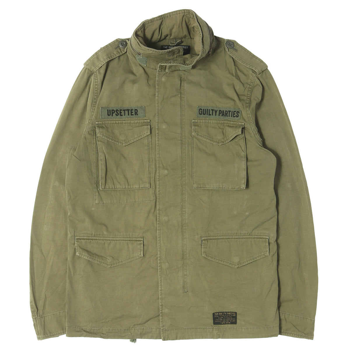 ステンシルロゴ コットンサテン M-65 ジャケット(M-65 Jacket)