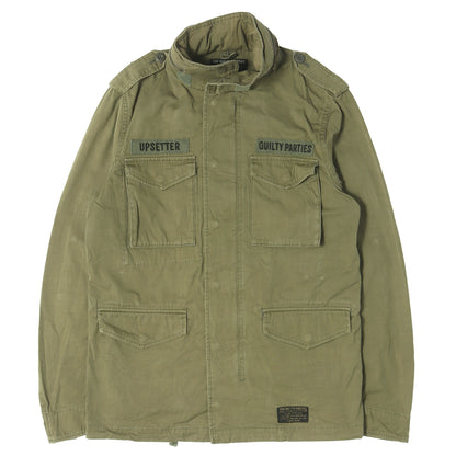 ステンシルロゴ コットンサテン M-65 ジャケット(M-65 Jacket)