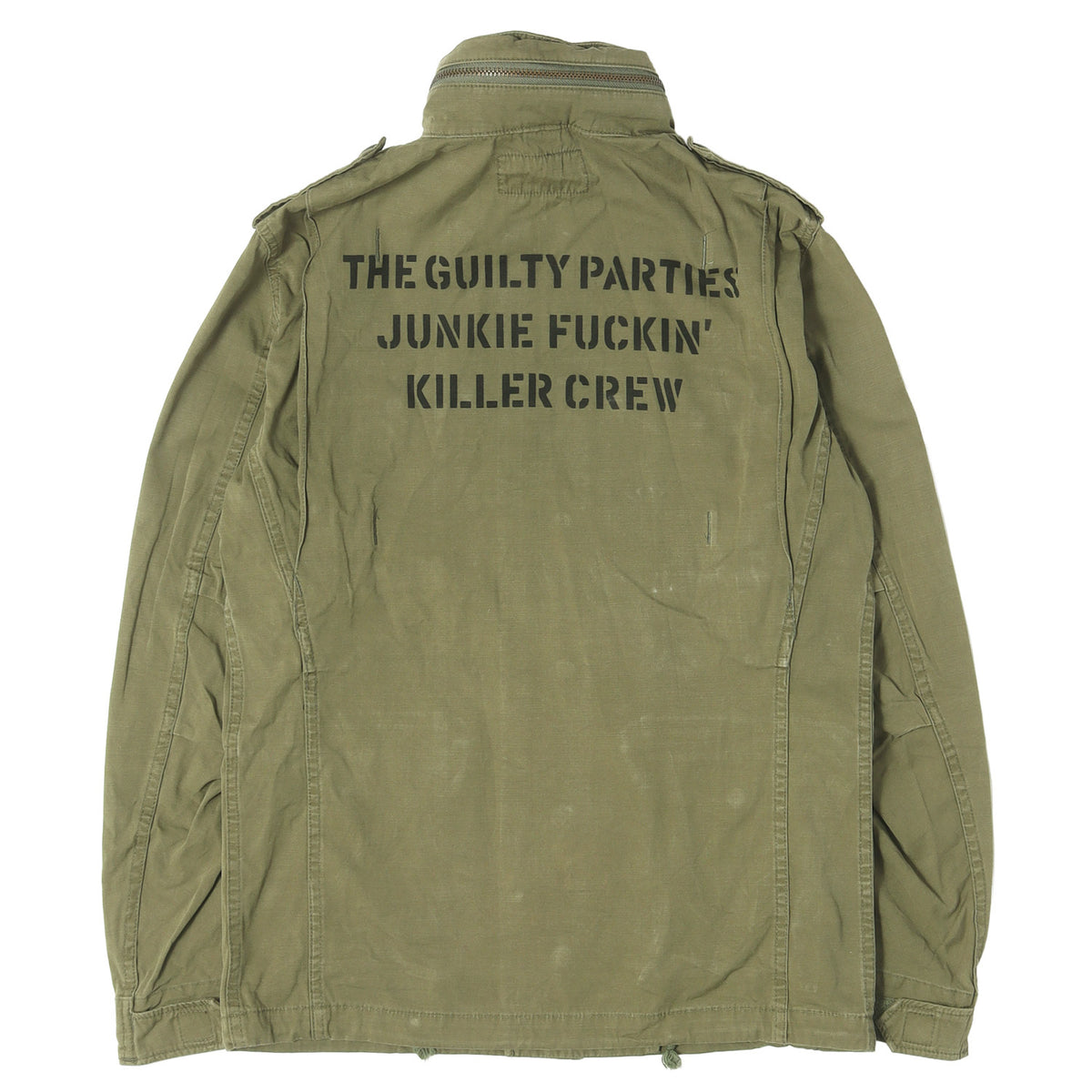 ステンシルロゴ コットンサテン M-65 ジャケット(M-65 Jacket)