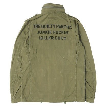 ステンシルロゴ コットンサテン M-65 ジャケット(M-65 Jacket)