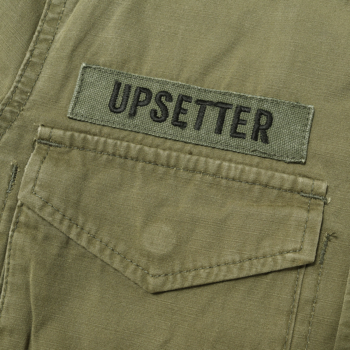 ステンシルロゴ コットンサテン M-65 ジャケット(M-65 Jacket)