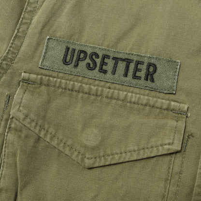 ステンシルロゴ コットンサテン M-65 ジャケット(M-65 Jacket)