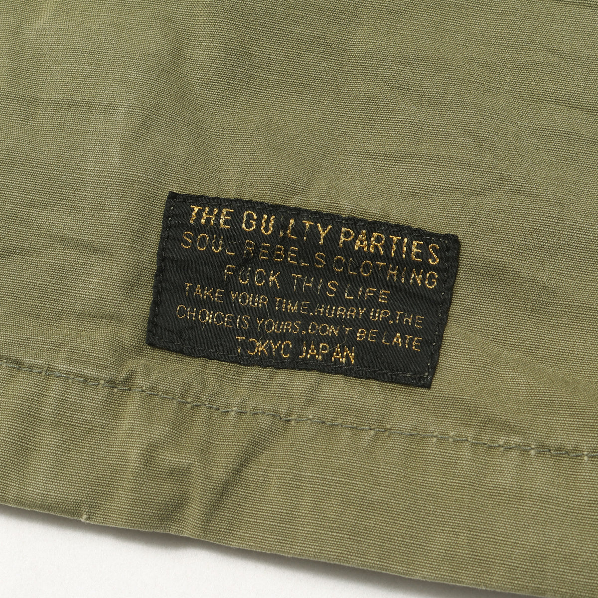 ステンシルロゴ コットンサテン M-65 ジャケット(M-65 Jacket)