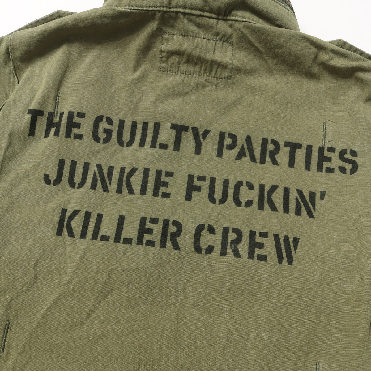 ステンシルロゴ コットンサテン M-65 ジャケット(M-65 Jacket)