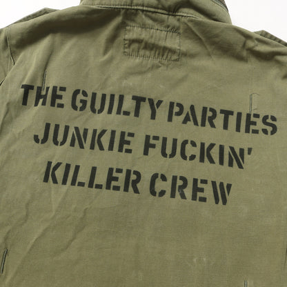 ステンシルロゴ コットンサテン M-65 ジャケット(M-65 Jacket)