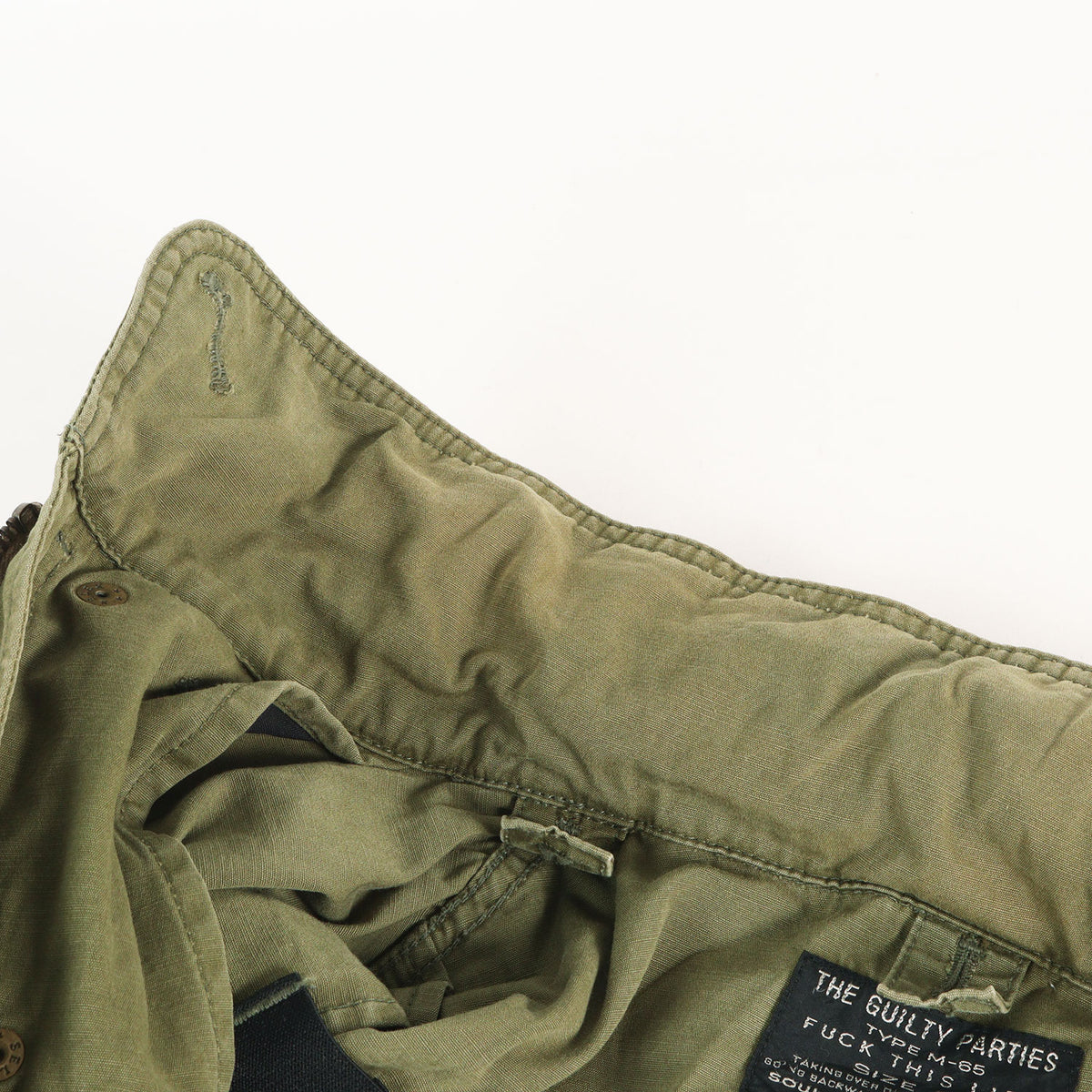 ステンシルロゴ コットンサテン M-65 ジャケット(M-65 Jacket)