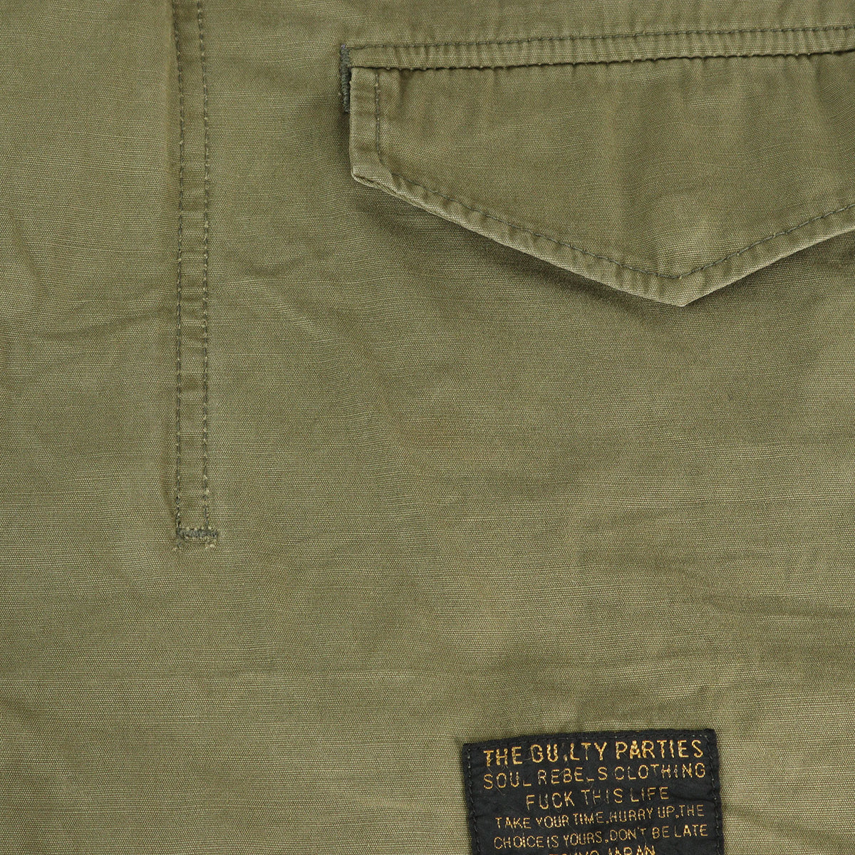 ステンシルロゴ コットンサテン M-65 ジャケット(M-65 Jacket)