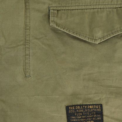 ステンシルロゴ コットンサテン M-65 ジャケット(M-65 Jacket)