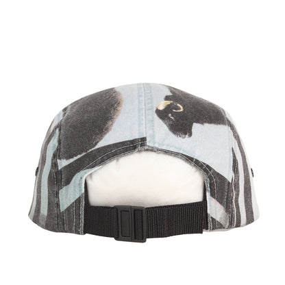 25SS ×Damien Hirst ブラックシープ柄 BOXロゴ キャンプキャップ(Camp Cap)
