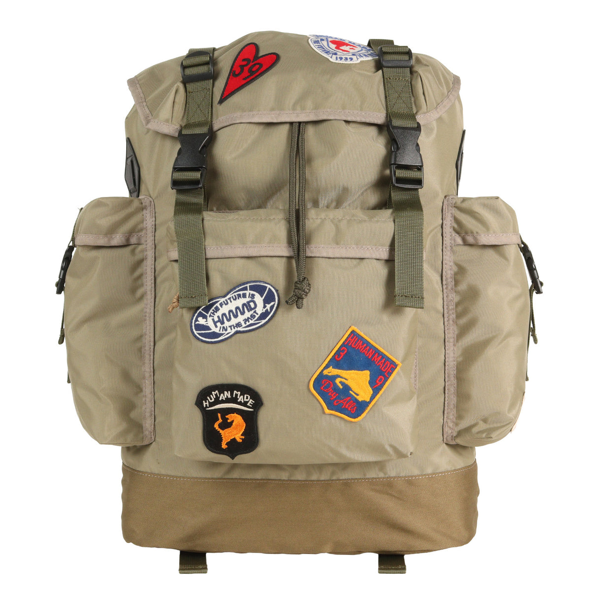 25AW ワッペン付き ナイロン バックパック(BACKPACK)