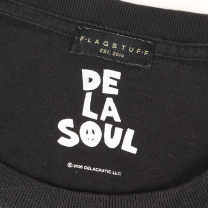 26SS ×DE LA SOUL サンフェード加工 ロングスリーブ Tシャツ(LS TEE)
