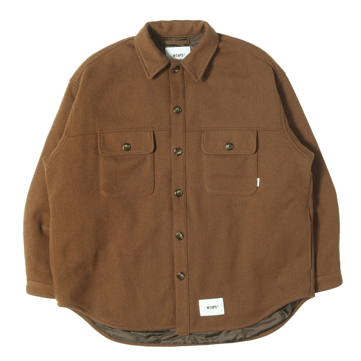 21AW メルトンウール シャツジャケット (WCPO 01 JACKET / WOOL. MELTON)