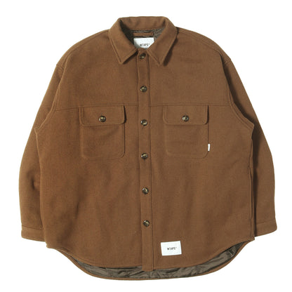 21AW メルトンウール シャツジャケット (WCPO 01 JACKET / WOOL. MELTON)