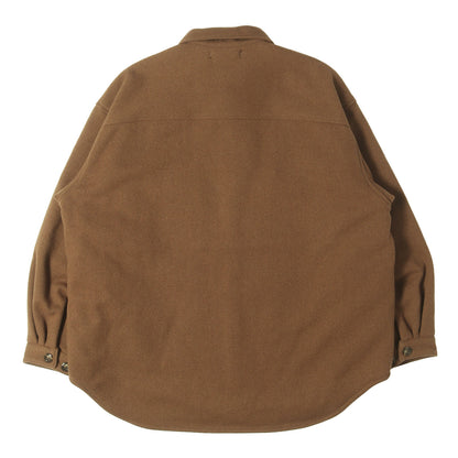 21AW メルトンウール シャツジャケット (WCPO 01 JACKET / WOOL. MELTON)