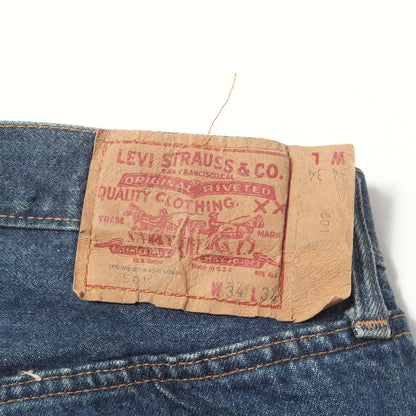 [色濃いめ] 70s 501 66後期 デニムパンツ / USA製 ボタン裏刻印6