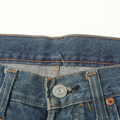 [色濃いめ] 70s 501 66後期 デニムパンツ / USA製 ボタン裏刻印6