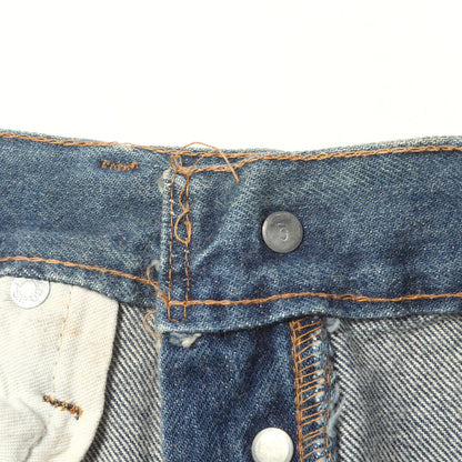 [色濃いめ] 70s 501 66後期 デニムパンツ / USA製 ボタン裏刻印6