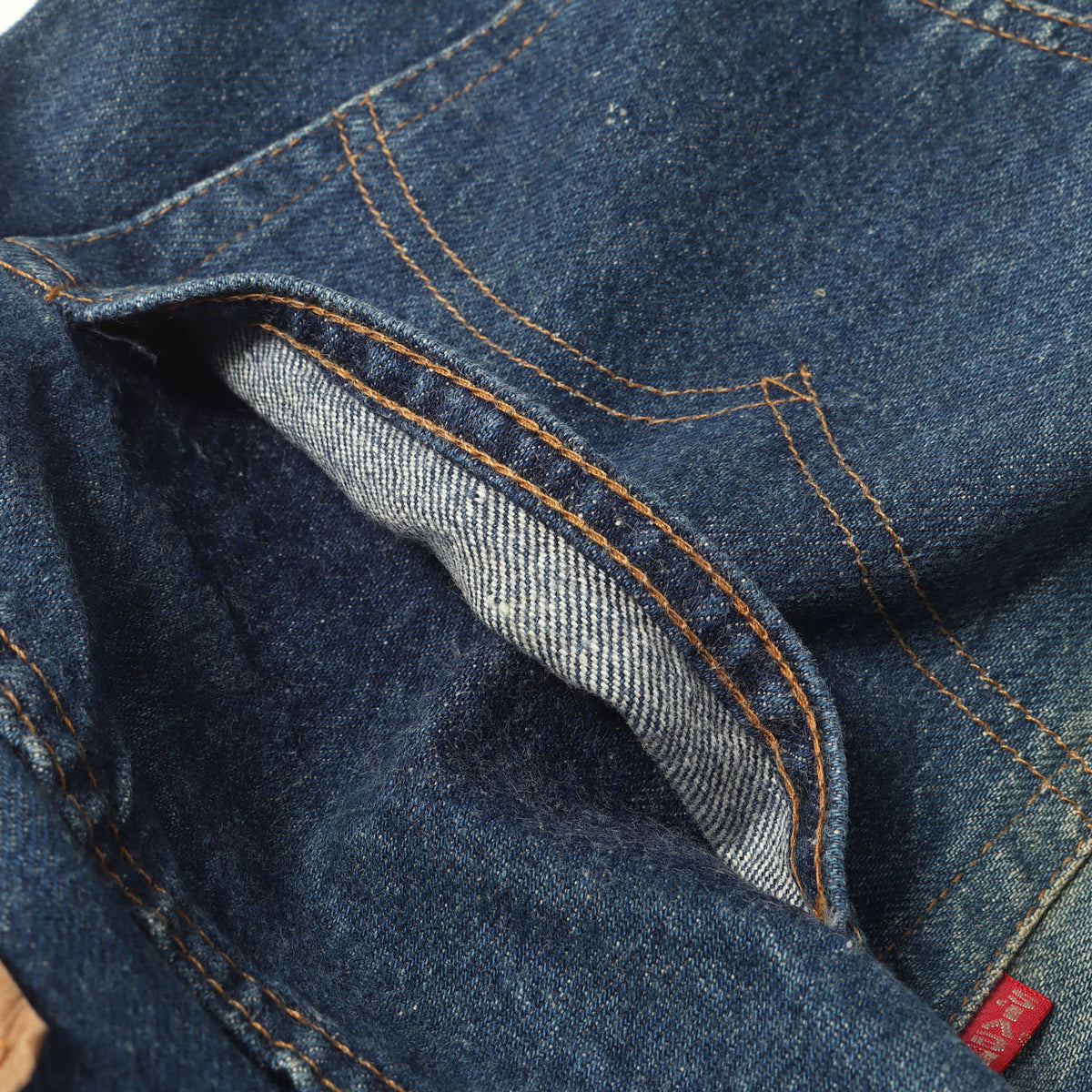 [色濃いめ] 70s 501 66後期 デニムパンツ / USA製 ボタン裏刻印6