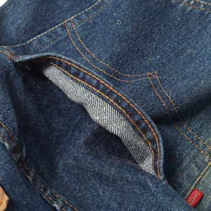 [色濃いめ] 70s 501 66後期 デニムパンツ / USA製 ボタン裏刻印6